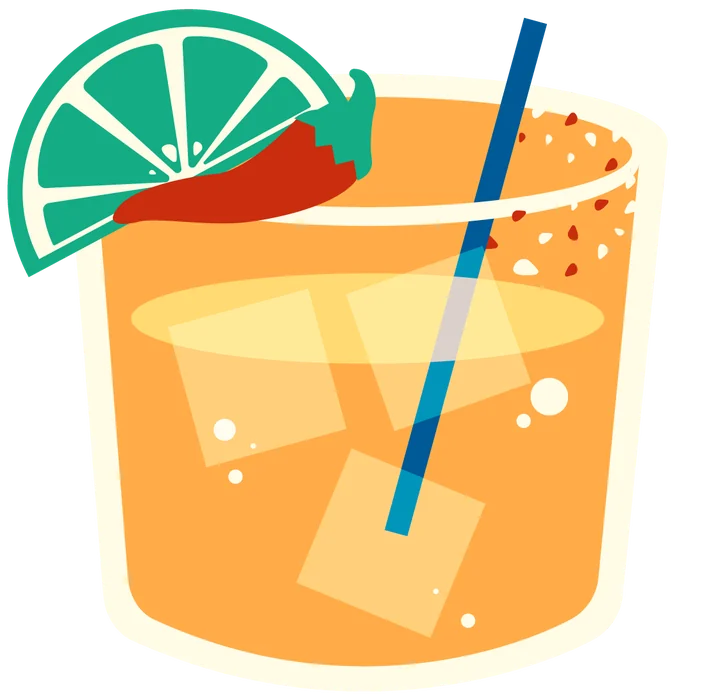 Illustration of a margarita